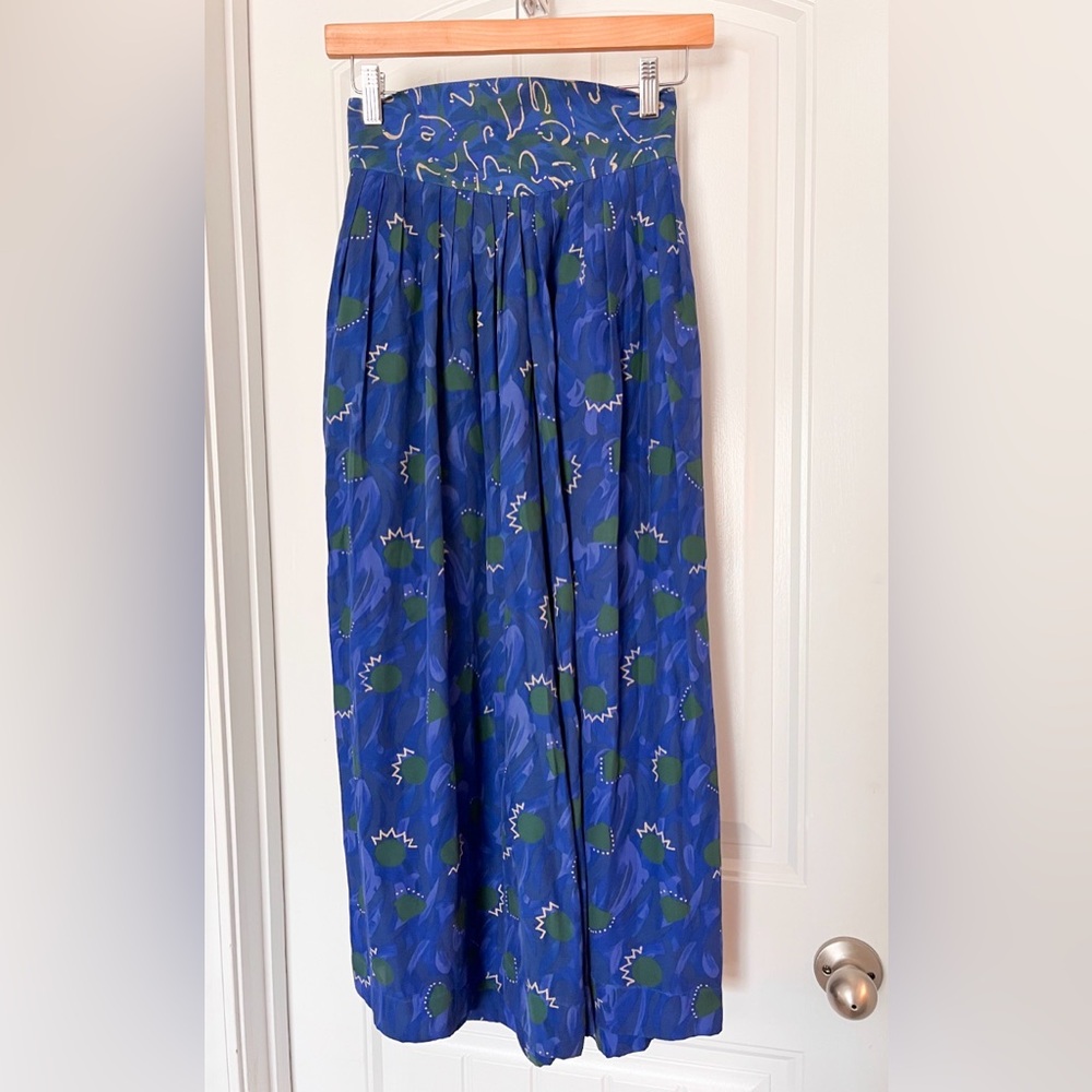 Vintage 1980's Loud print pants Platinum by Dorothy Schoelen 80s Size 4